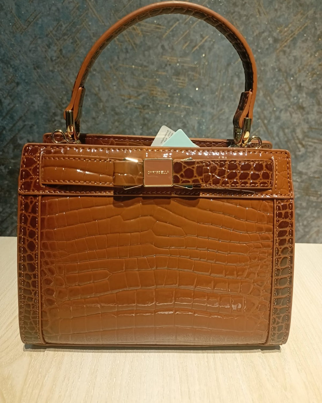 Chrisbella AA012406135 · Cognac Brown Handbag