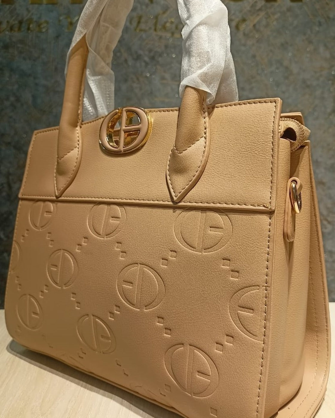 Chrisbella GAMONO36 · Beige Handbag