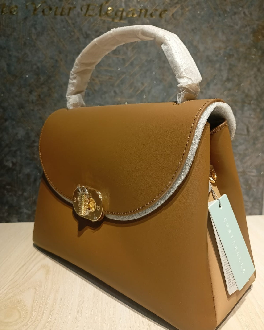 Chrisbella CHTRZ30 · Camel Brown Handbag