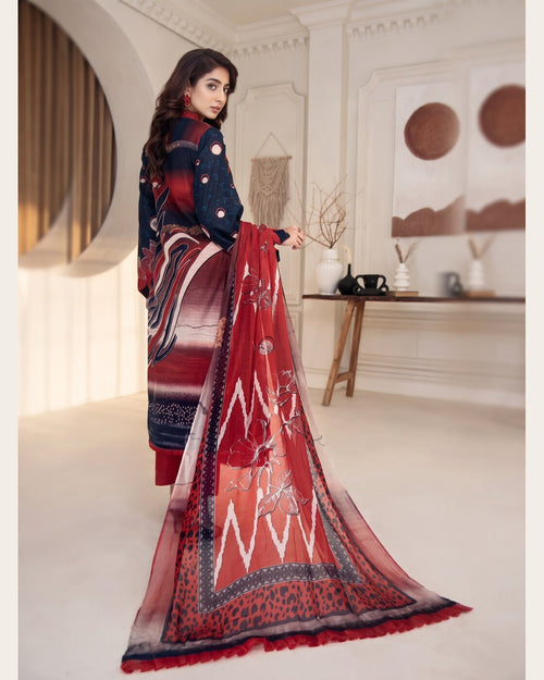 Aalaya Rang e Ronak D-01 · 3 Piece Unstitched Lawn