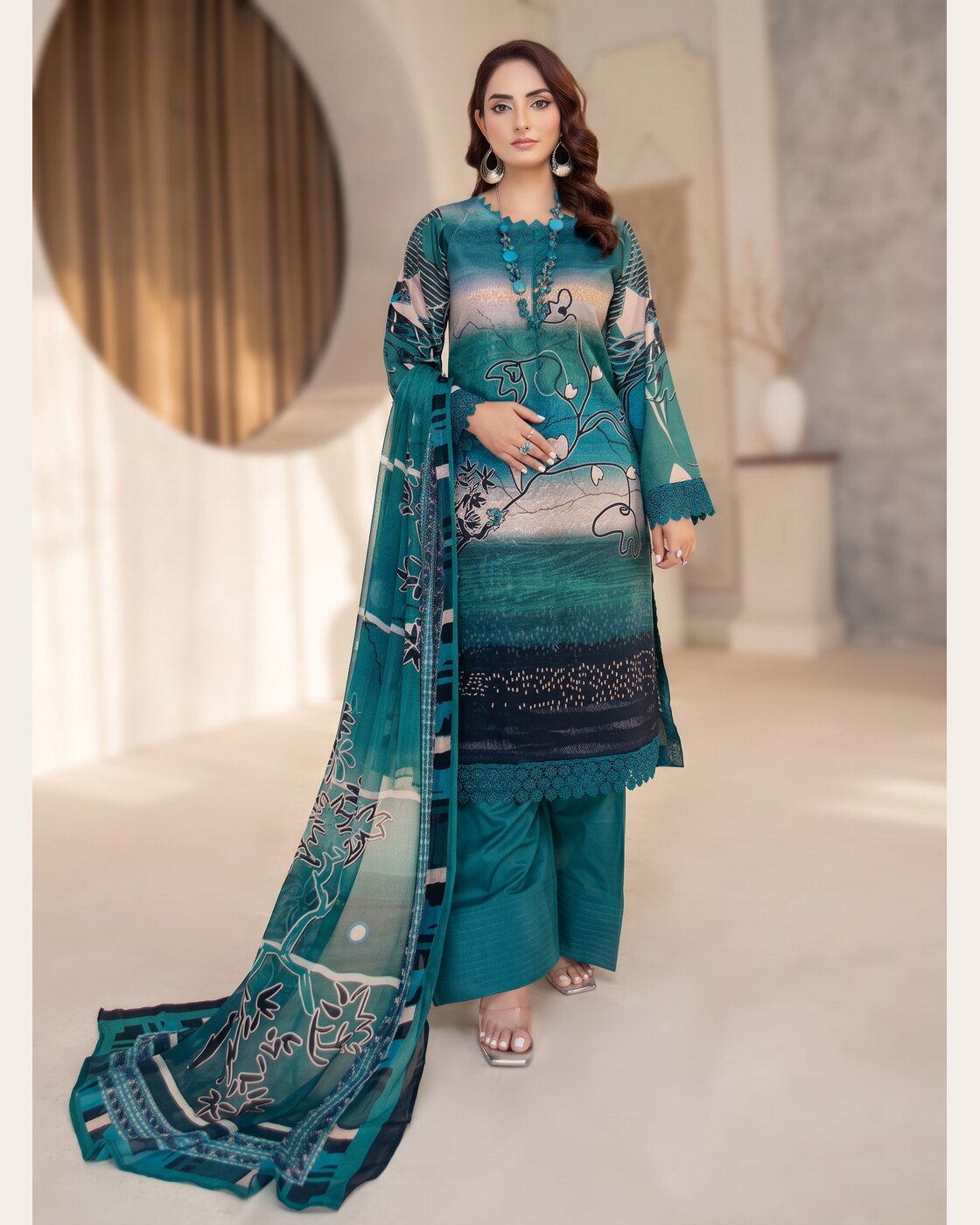 Aalaya Rang e Ronak D-05 · 3 Piece Unstitched Lawn