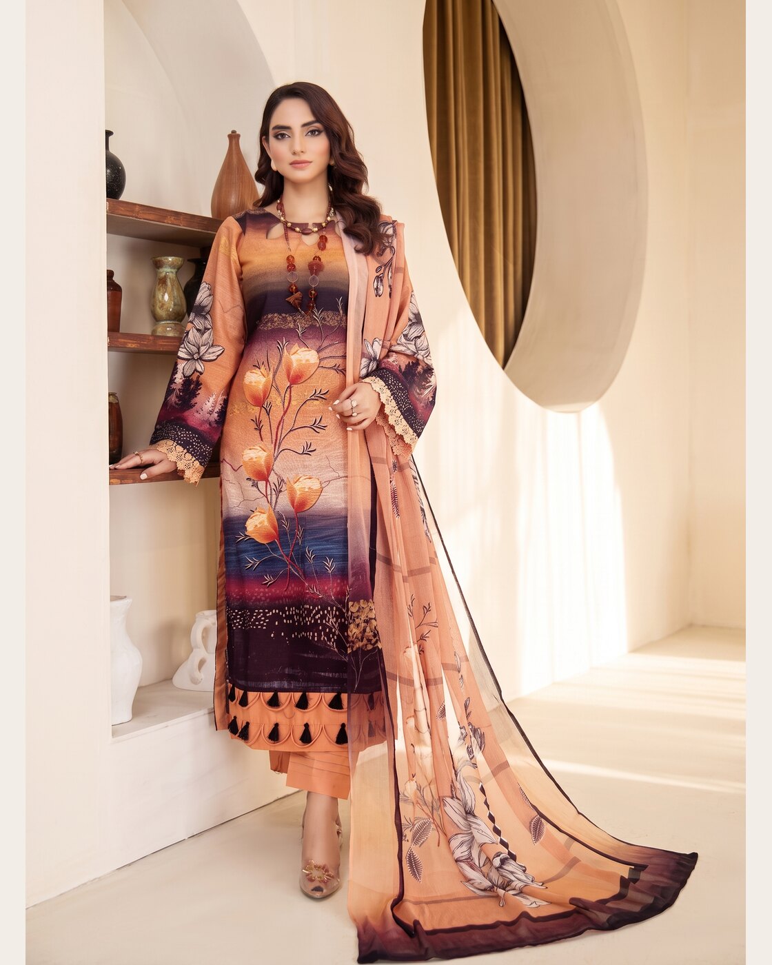 Aalaya Rang e Ronak D-06 · 3 Piece Unstitched Lawn