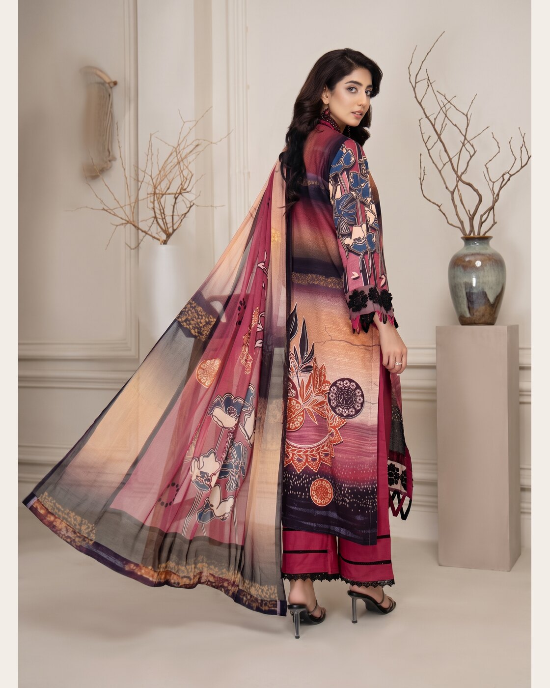 Aalaya Rang e Ronak D-08 · 3 Piece Unstitched Lawn