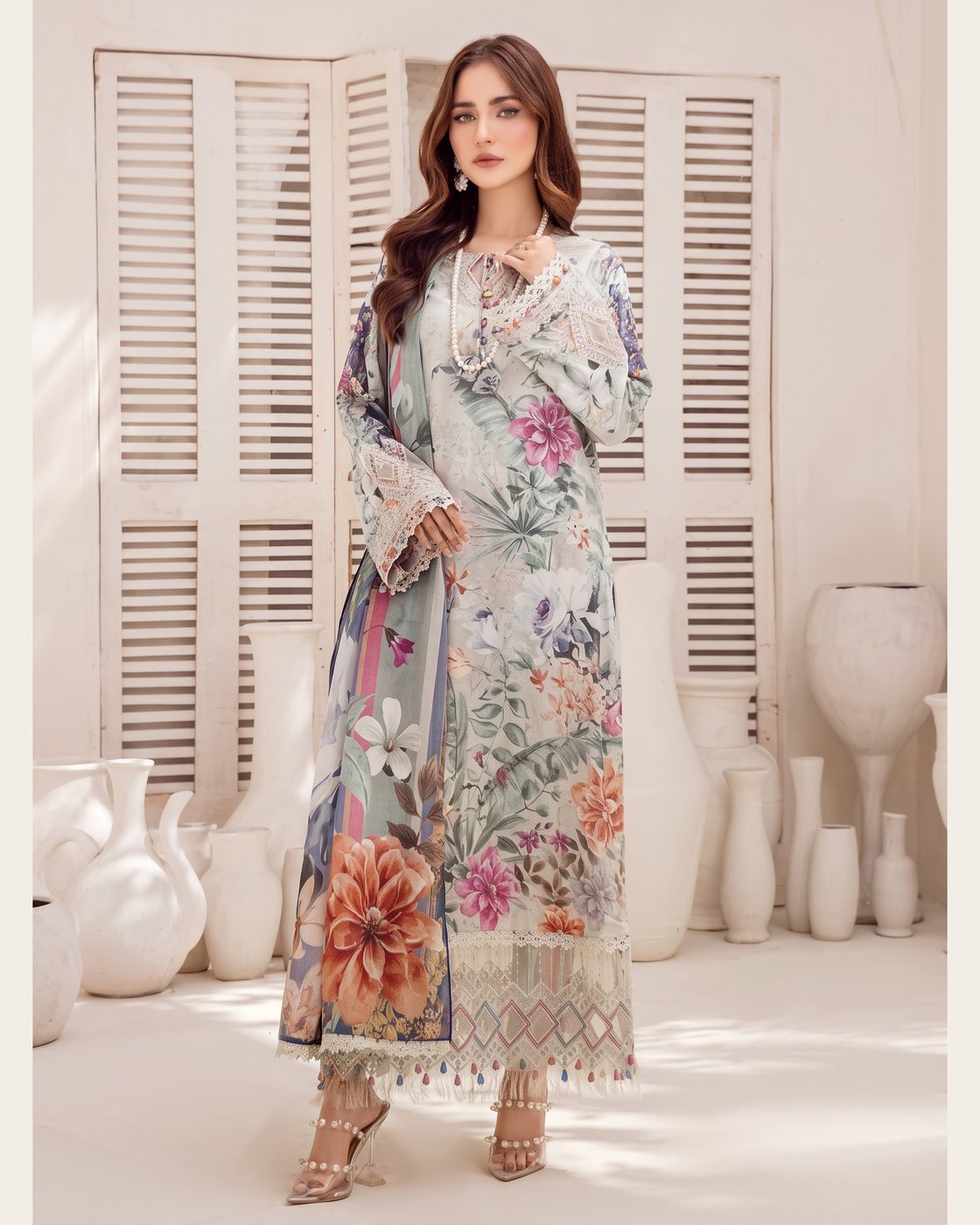 Adan's Libas Prints SS'25 Design-05 · 3 Piece Unstitched Lawn
