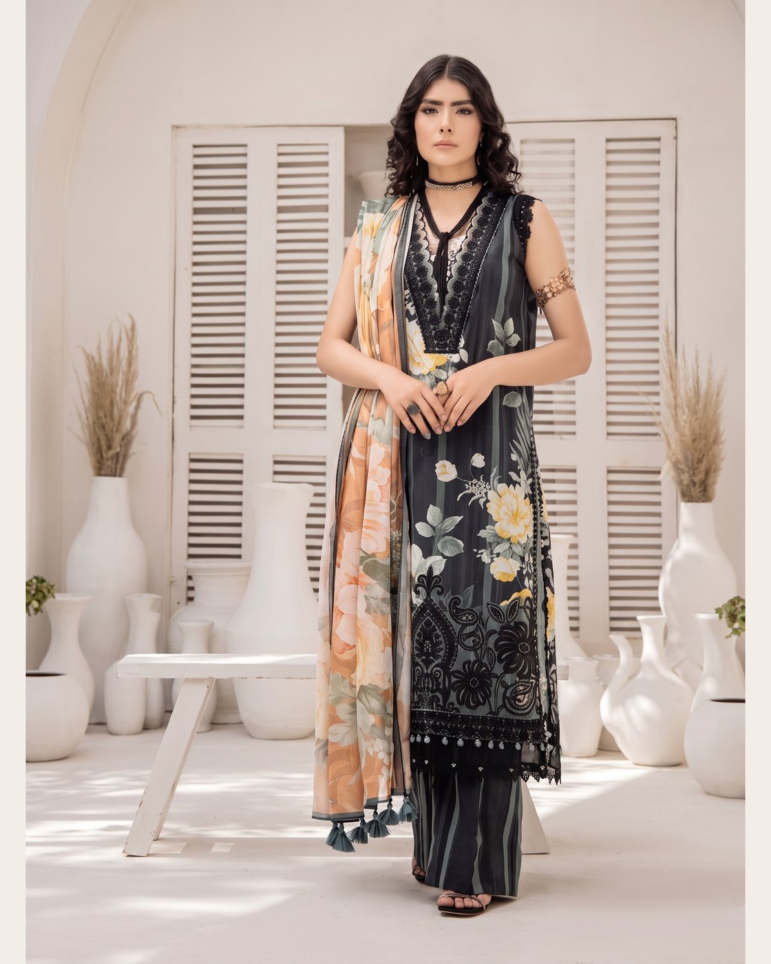 Adan's Libas Prints SS'25 Design-10 · 3 Piece Unstitched Lawn