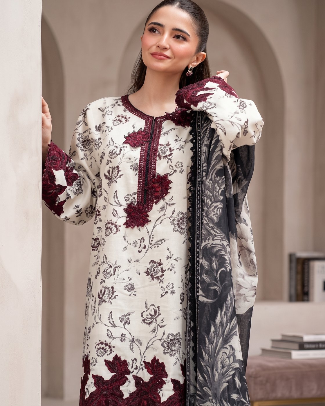 Asim Jofa Signature AJUBF-52 · 3 Piece Unstitched Lawn