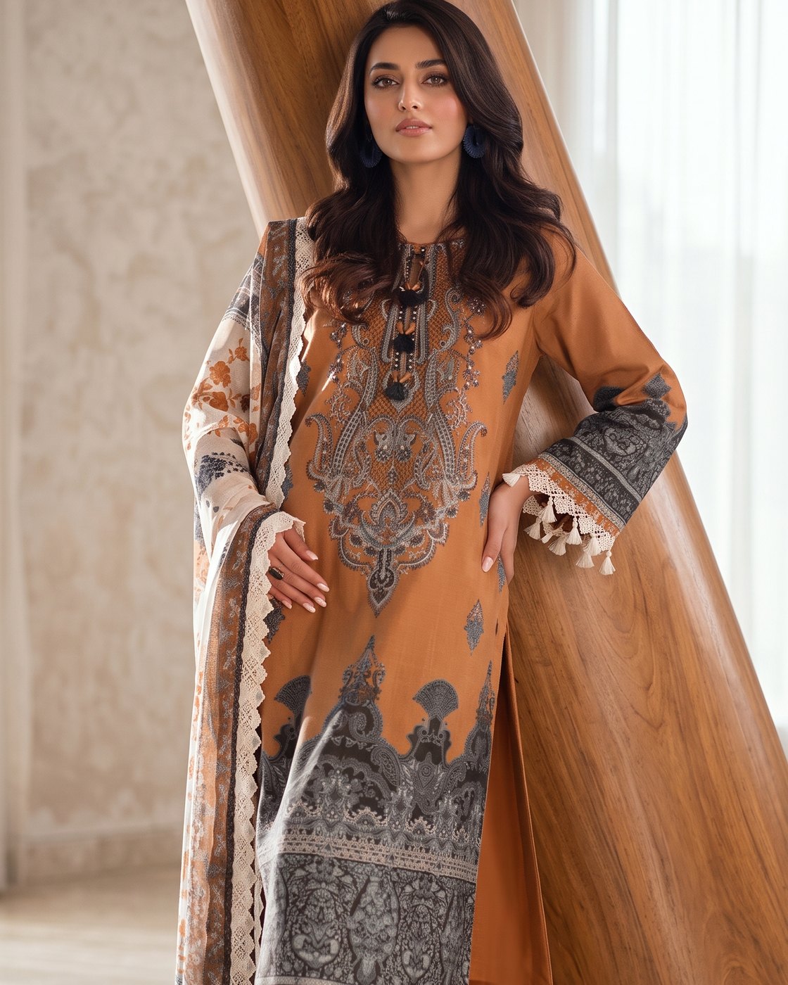 Asim Jofa Signature AJUBF-10 · 3 Piece Unstitched Lawn