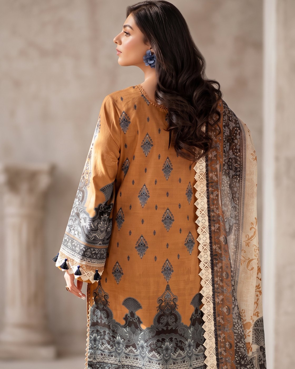 Asim Jofa Signature AJUBF-10 · 3 Piece Unstitched Lawn