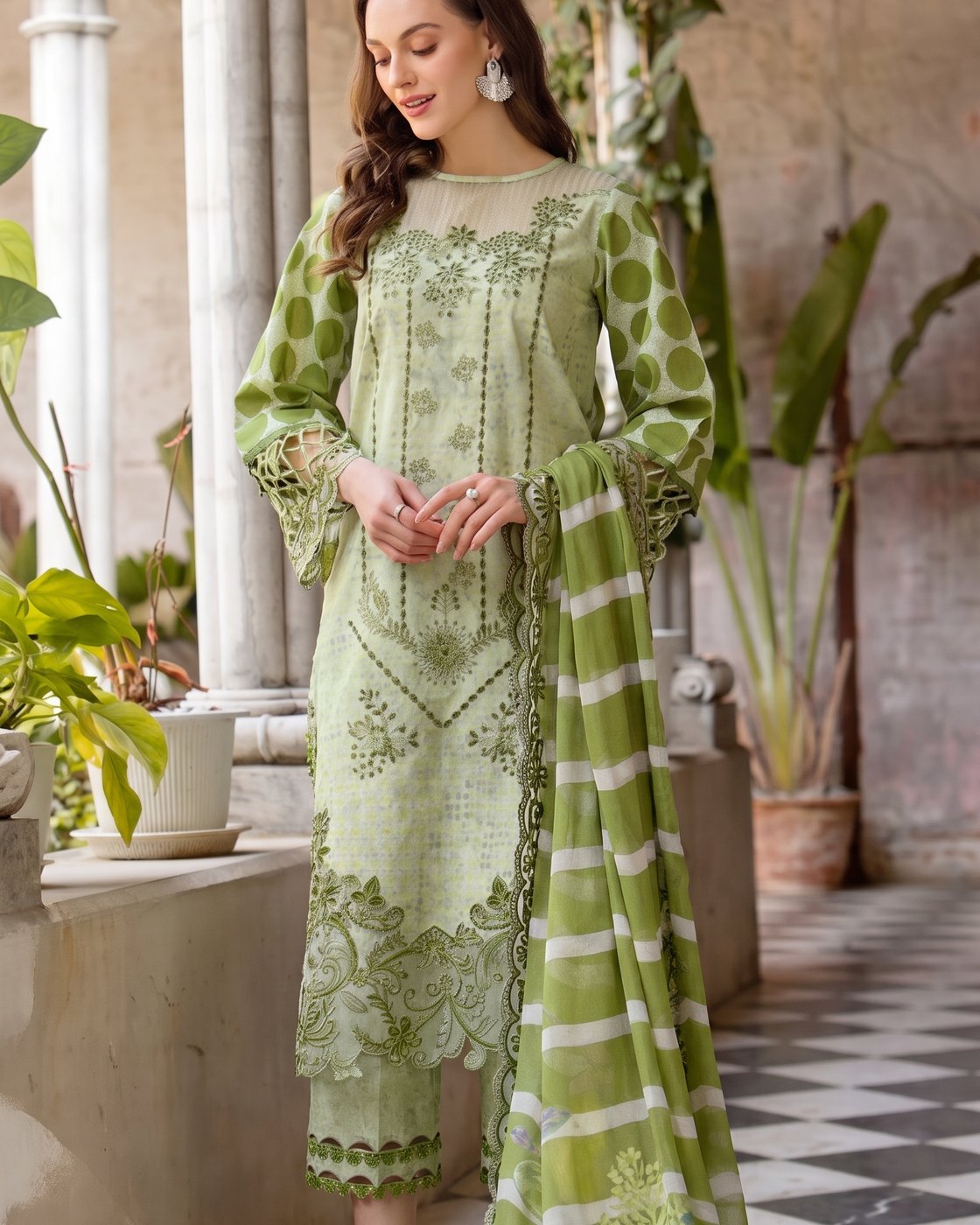 Charizma Miraas Vol 01 CMR5-04 · 3 Piece Unstitched Lawn