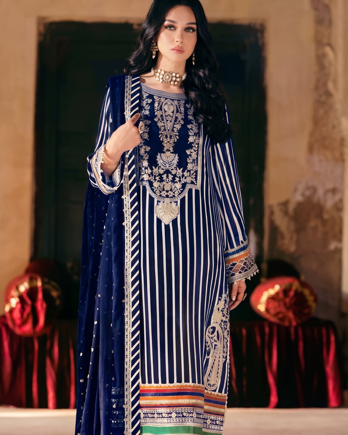 Charizma Vasal Vol 03 VSL5-24 · 3 Piece Unstitched Chiffon