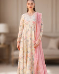 Farasha Aurea 06 Meadow Blush · 3 Piece Unstitched Lawn