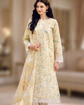 Farasha Aurea 08 Lush Cream · 3 Piece Unstitched Lawn
