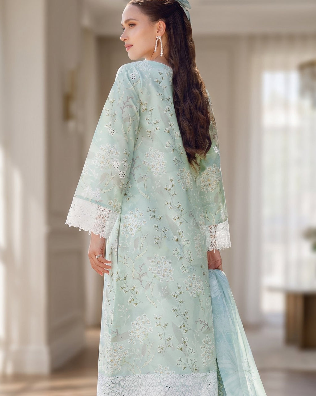 Farasha Aurea 10 Tulip Glow · 3 Piece Unstitched Lawn