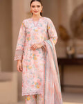 Farasha Aurea 14 Peach Glow · 3 Piece Unstitched Lawn