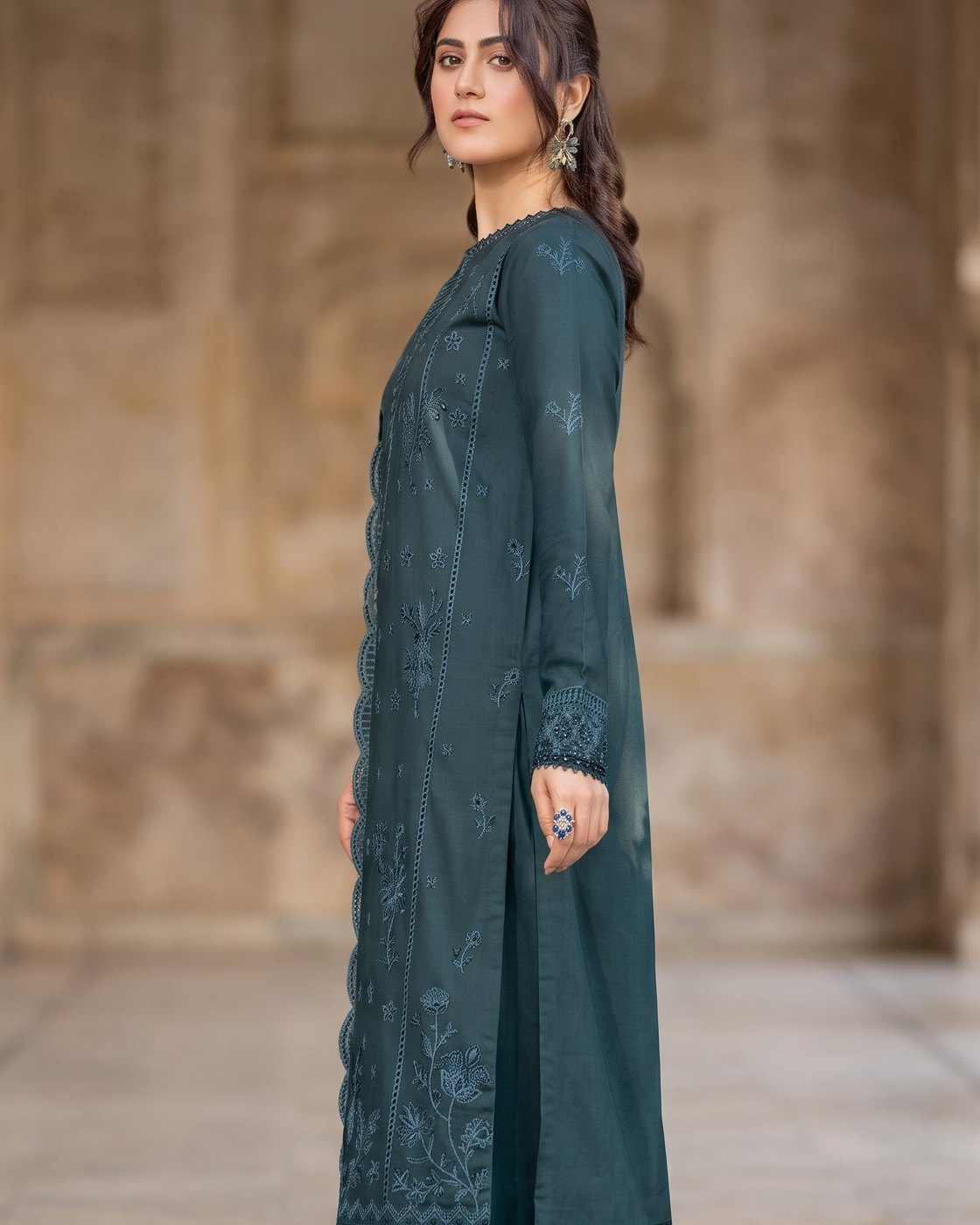 Farasha Bahar Edit-II 06 Teal Serenity · 3 Piece Unstitched Lawn