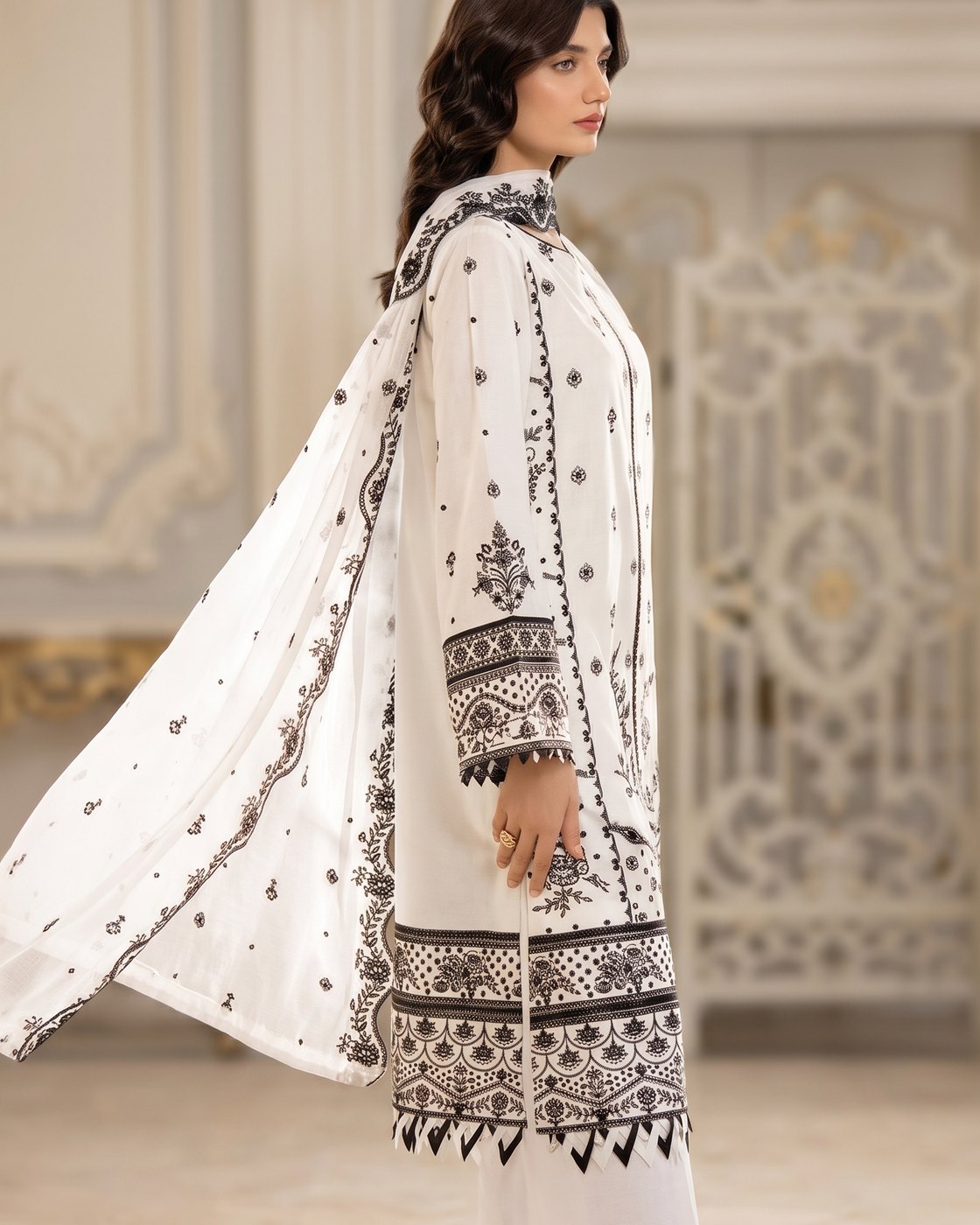Farasha Bahar Edit-II 07 Ocean Pearl · 3 Piece Unstitched Lawn