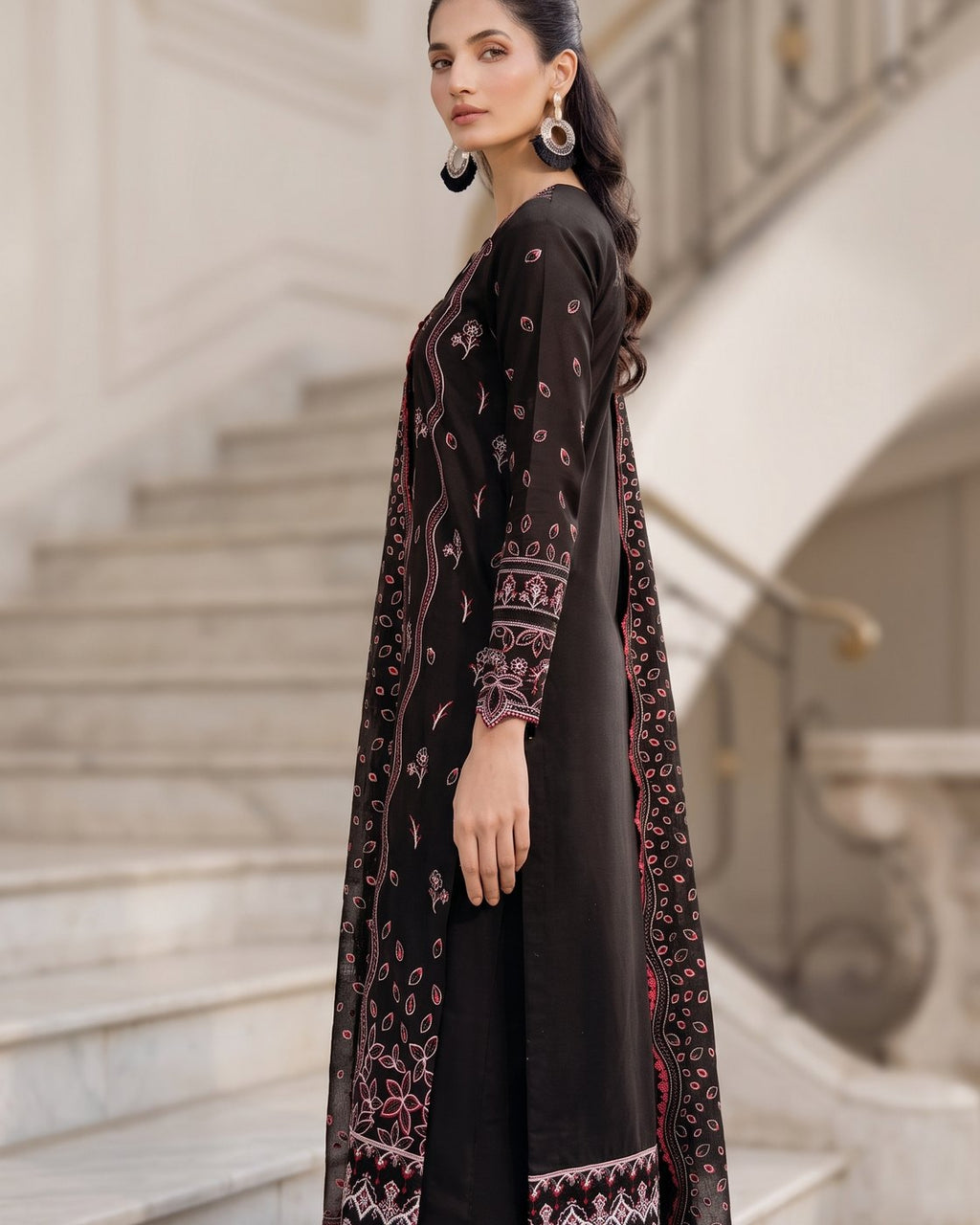 Farasha Bahar Edit-II 10 Black Rose · 3 Piece Unstitched Lawn