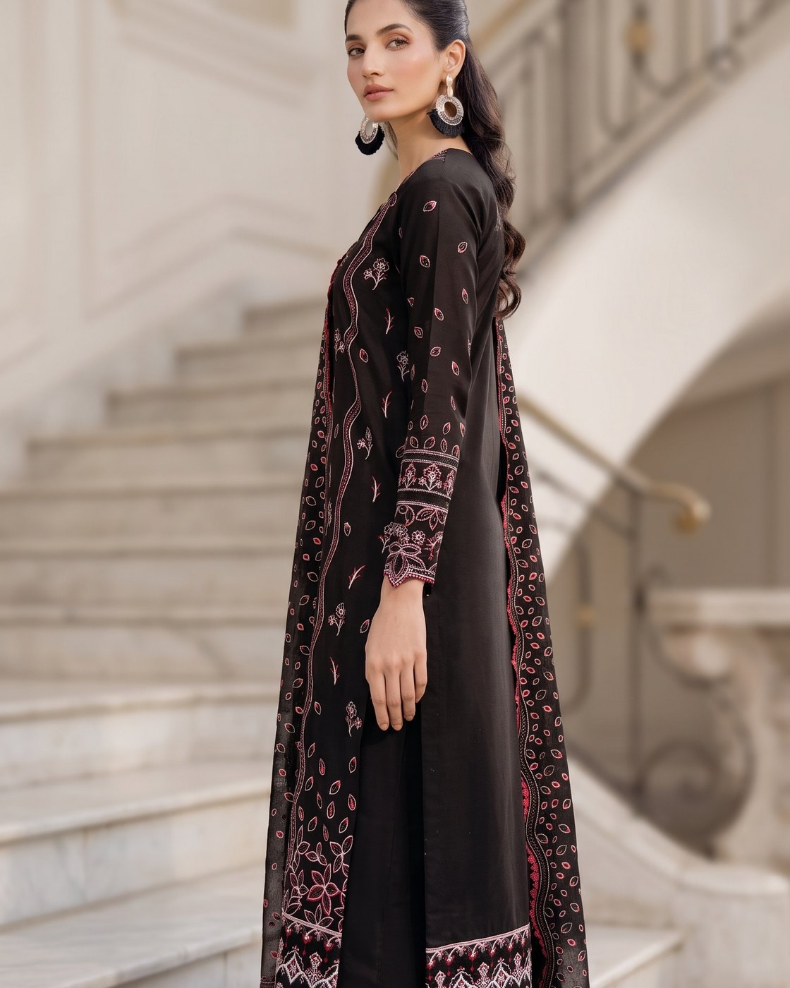 Farasha Bahar Edit-II 10 Black Rose · 3 Piece Unstitched Lawn