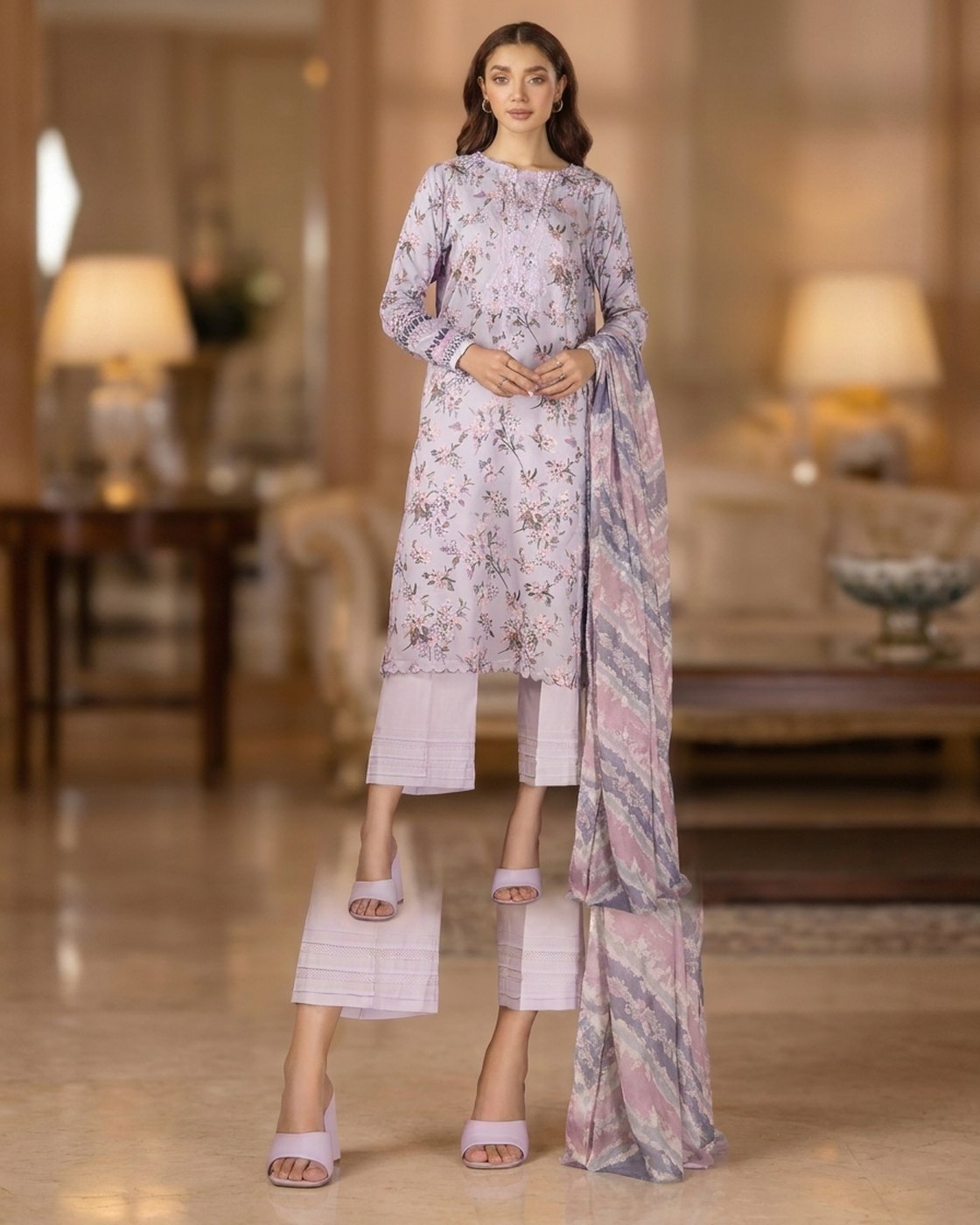 Gulljee Banafsha Article-08 · 3 Piece Unstitched Lawn