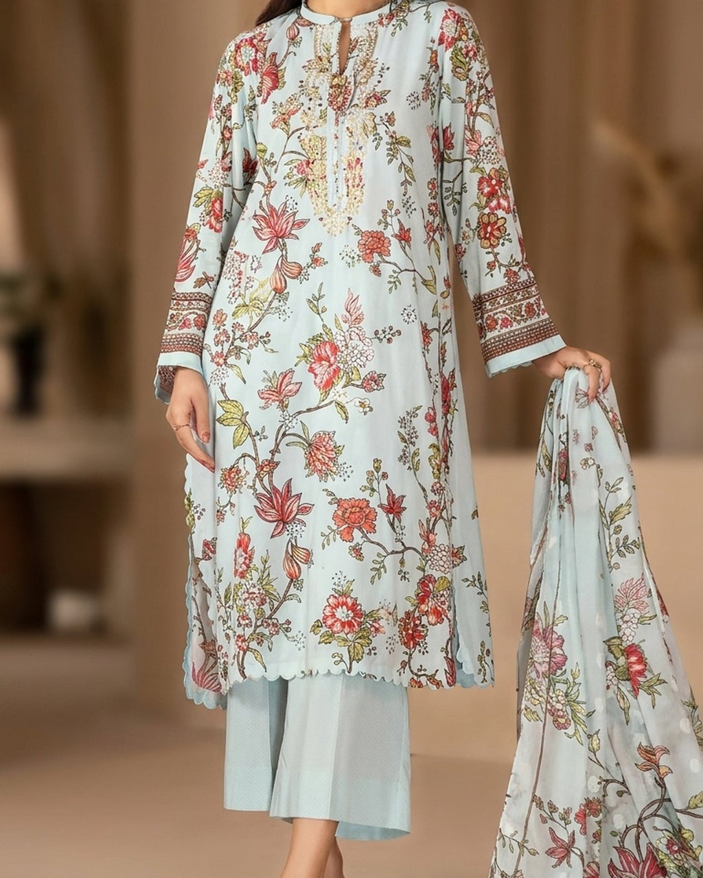 Gulljee Banafsha Article-10 · 3 Piece Unstitched Lawn