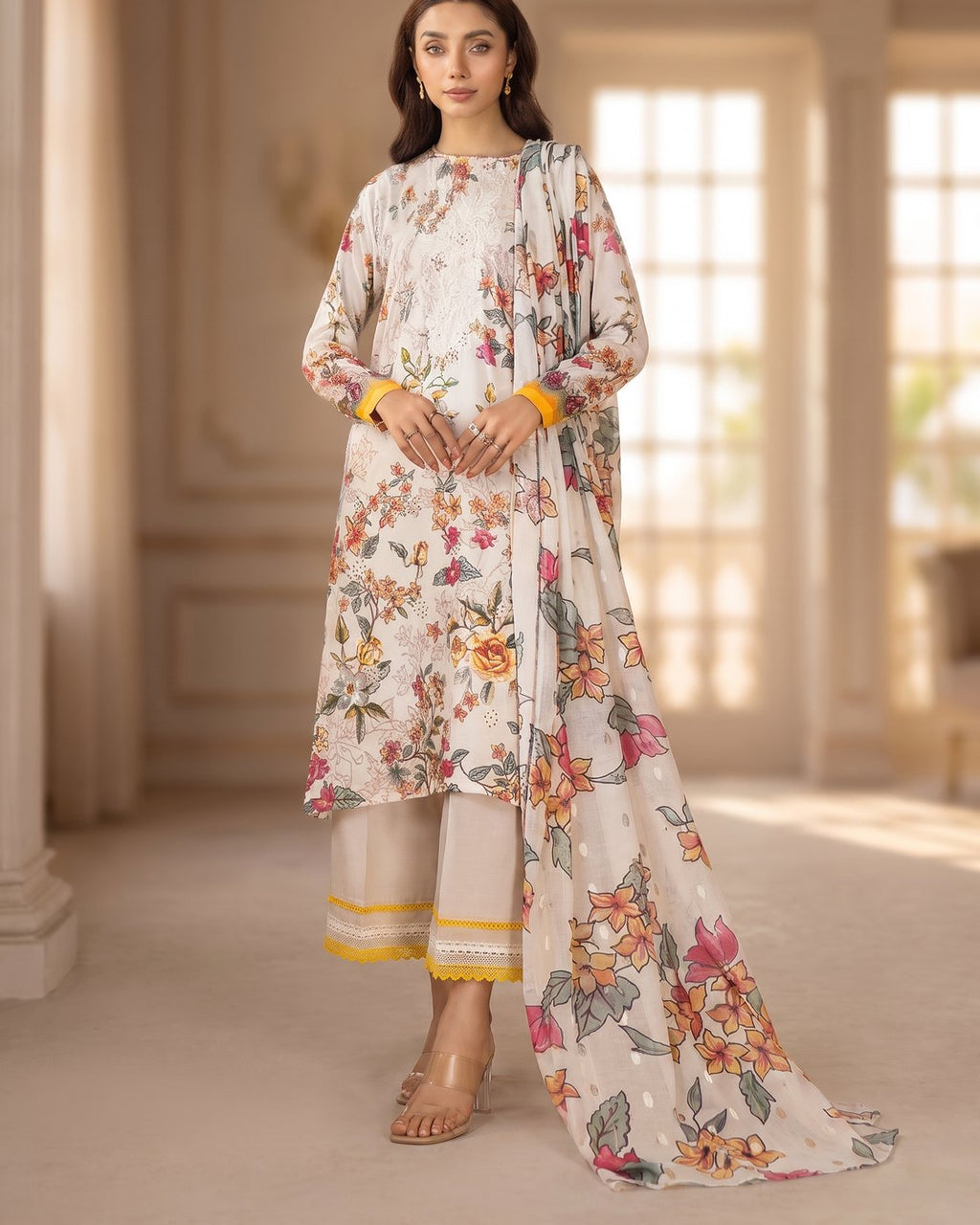Gulljee Banafsha Article-09 · 3 Piece Unstitched Lawn