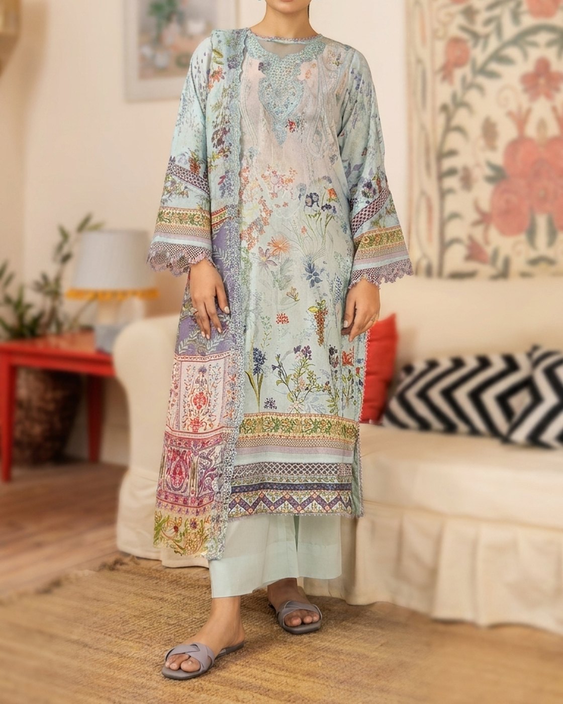Gulljee Emery Article-08 · 3 Piece Unstitched Lawn
