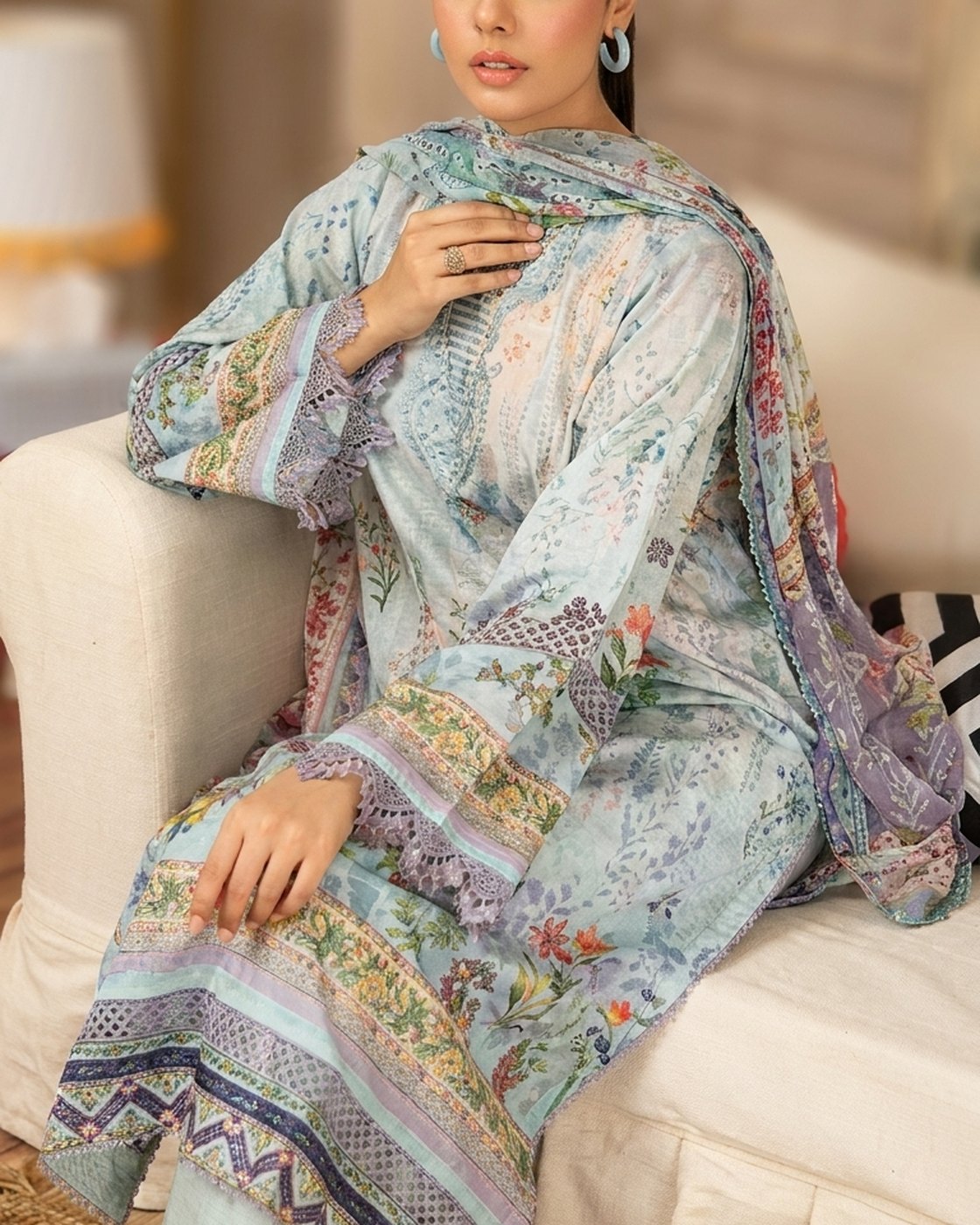 Gulljee Emery Article-08 · 3 Piece Unstitched Lawn