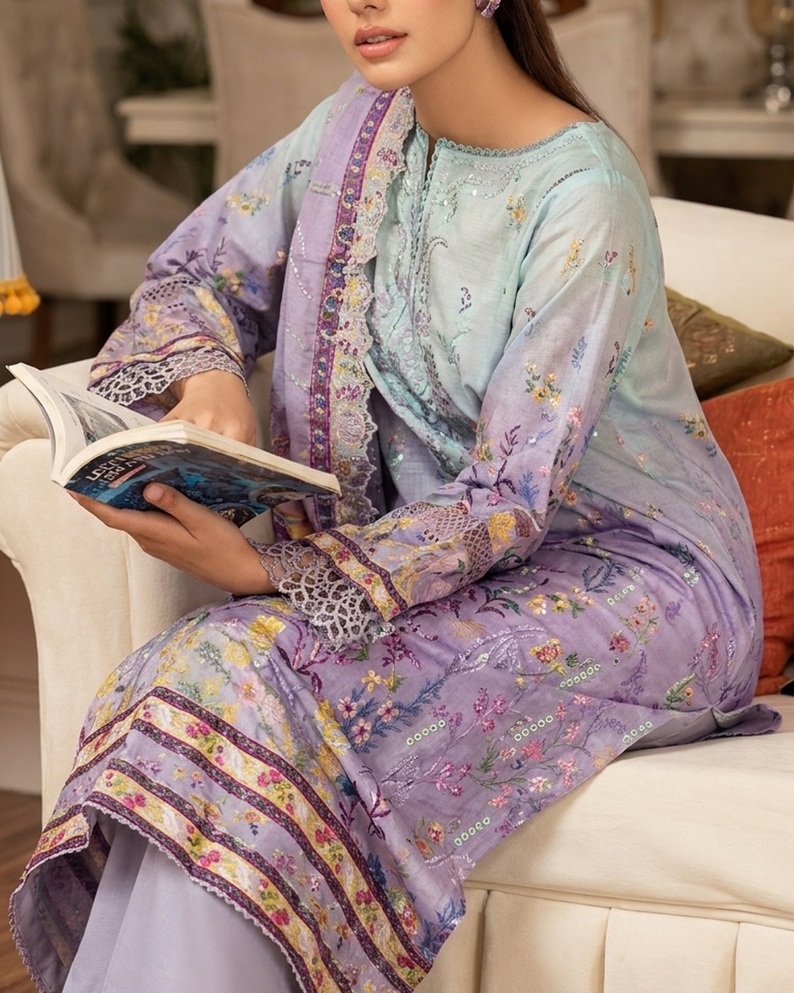 Gulljee Emery Article-11 · 3 Piece Unstitched Lawn