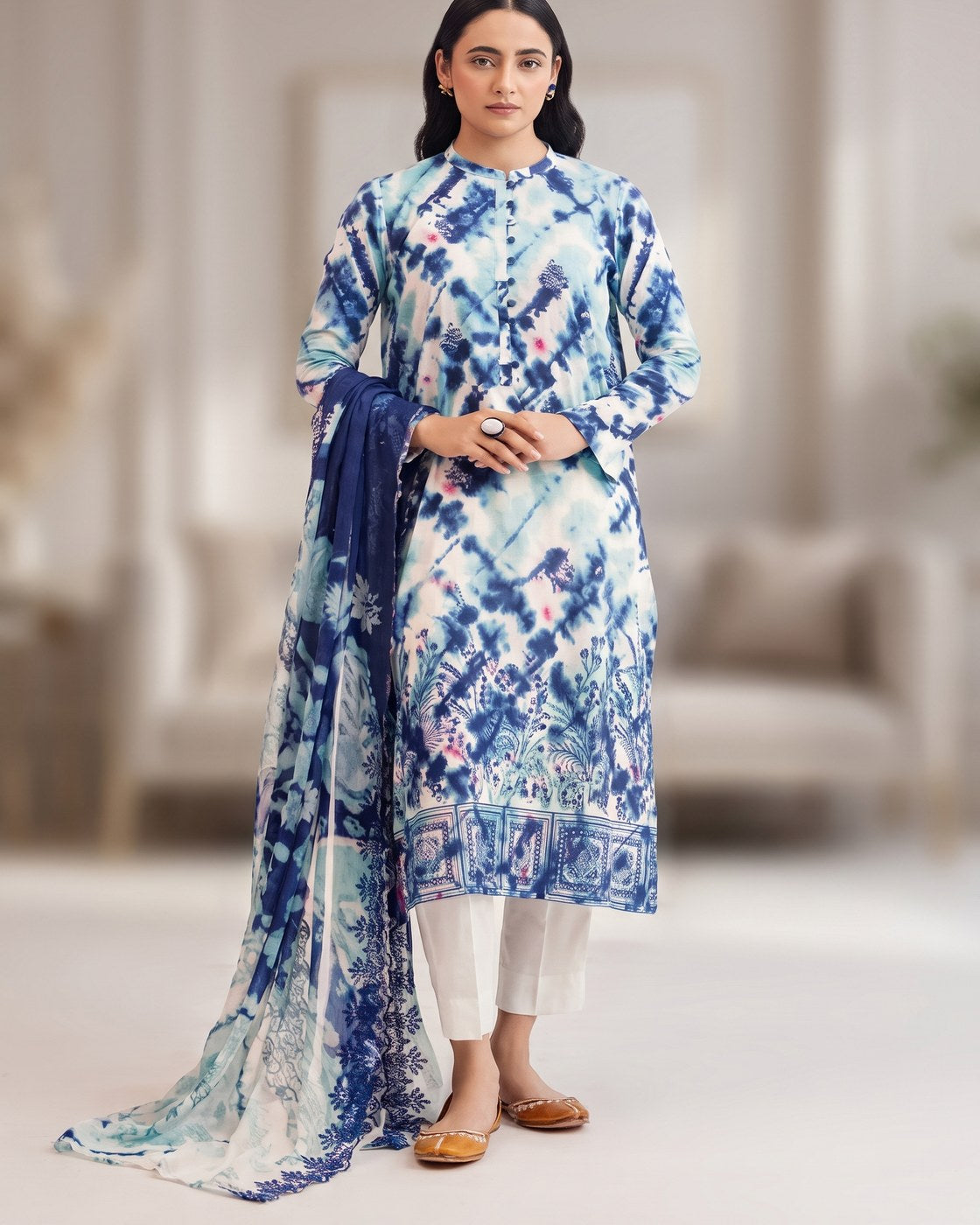 Gulljee Mahajal A-06 · 3 Piece Unstitched Lawn