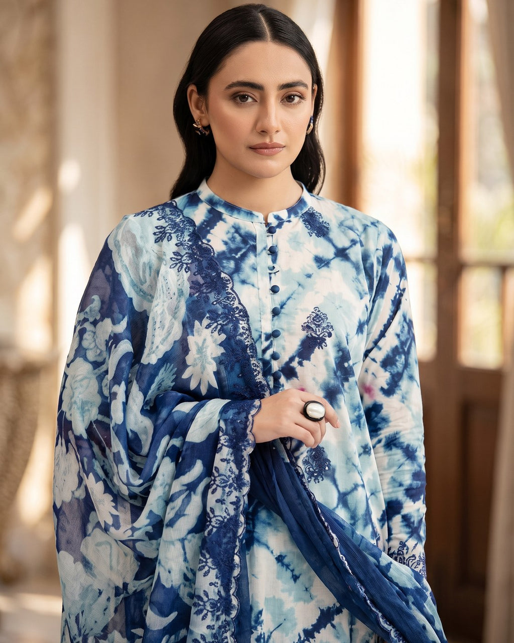 Gulljee Mahajal A-06 · 3 Piece Unstitched Lawn