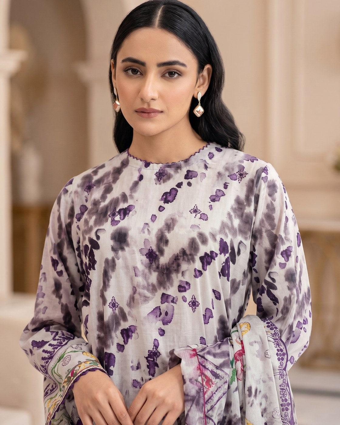 Gulljee Mahajal A-07 · 3 Piece Unstitched Lawn