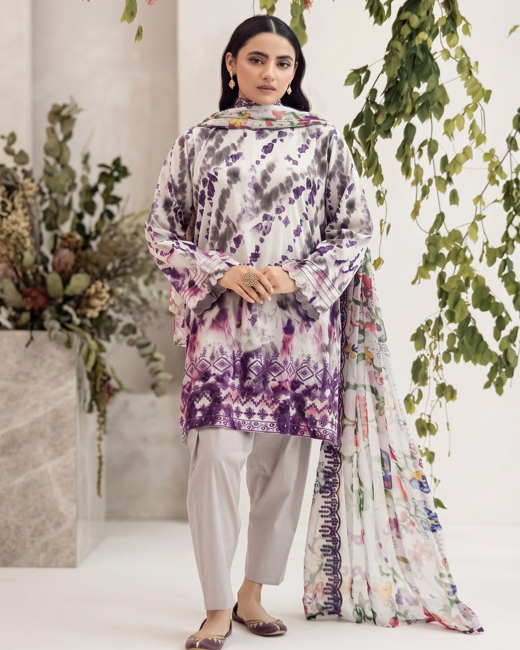 Gulljee Mahajal A-07 · 3 Piece Unstitched Lawn