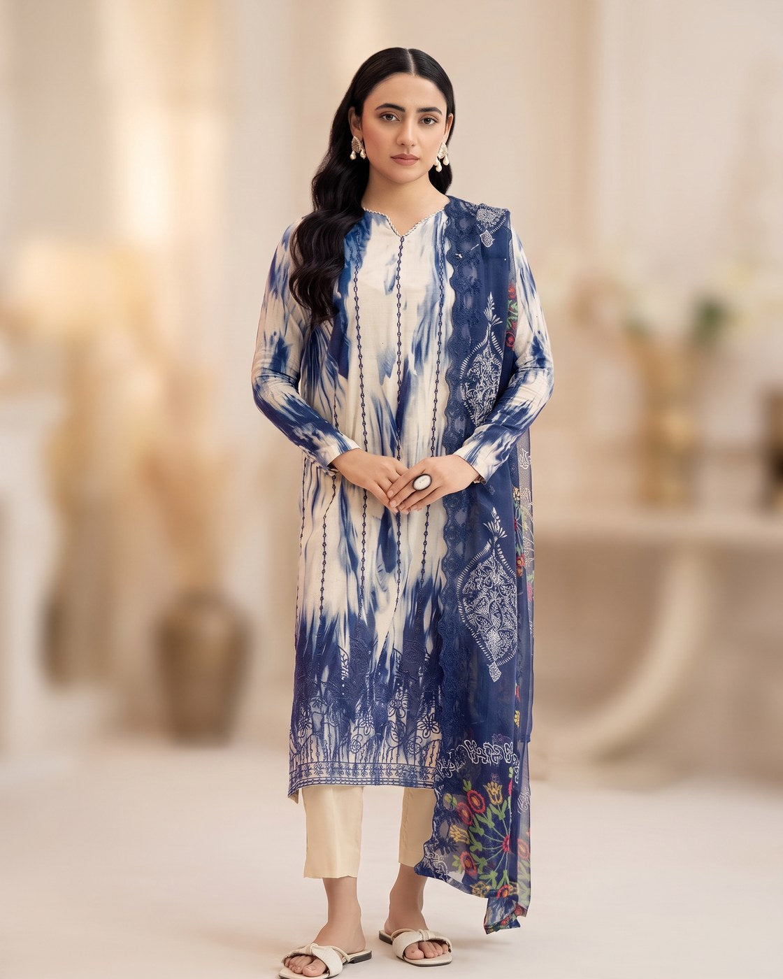 Gulljee Mahajal A-08 · 3 Piece Unstitched Lawn