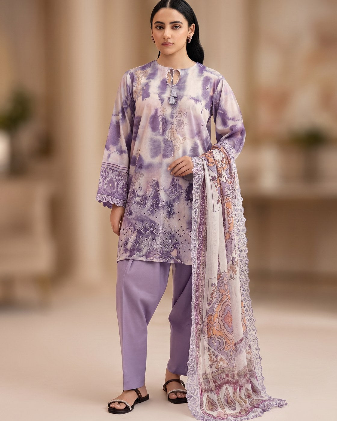 Gulljee Mahajal A-12 · 3 Piece Unstitched Lawn