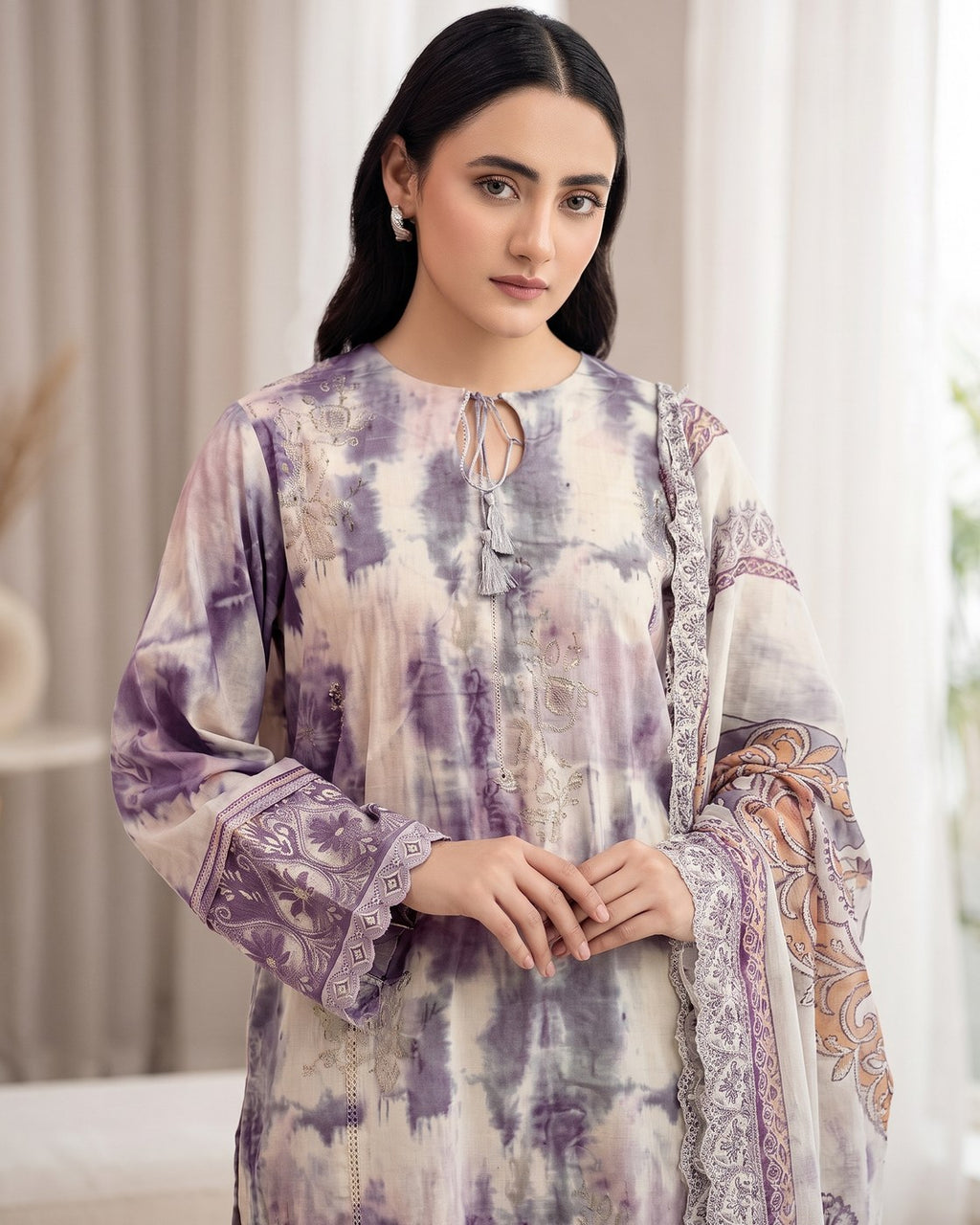 Gulljee Mahajal A-12 · 3 Piece Unstitched Lawn