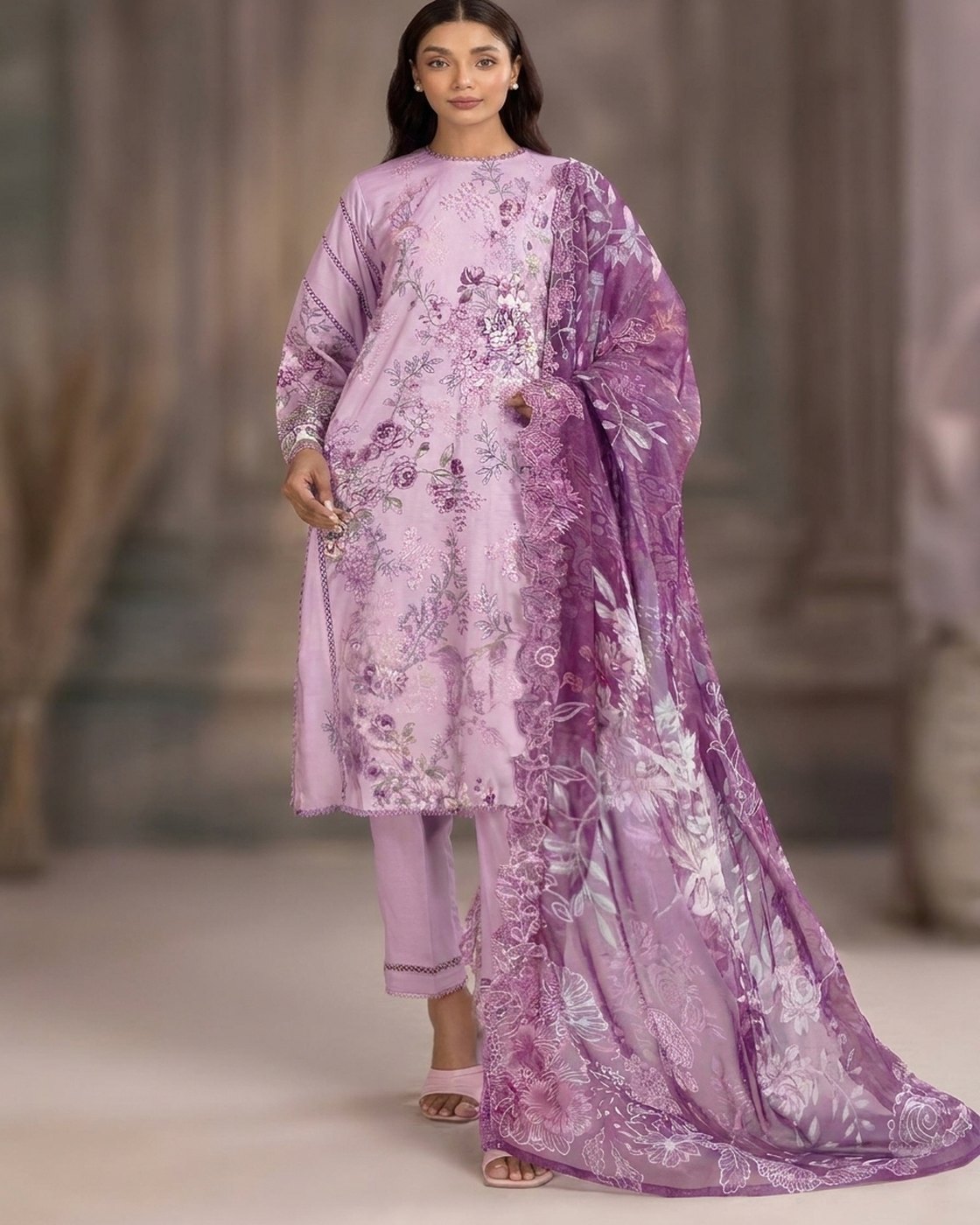 Gulljee Morja Design-07 · 3 Piece Unstitched Lawn