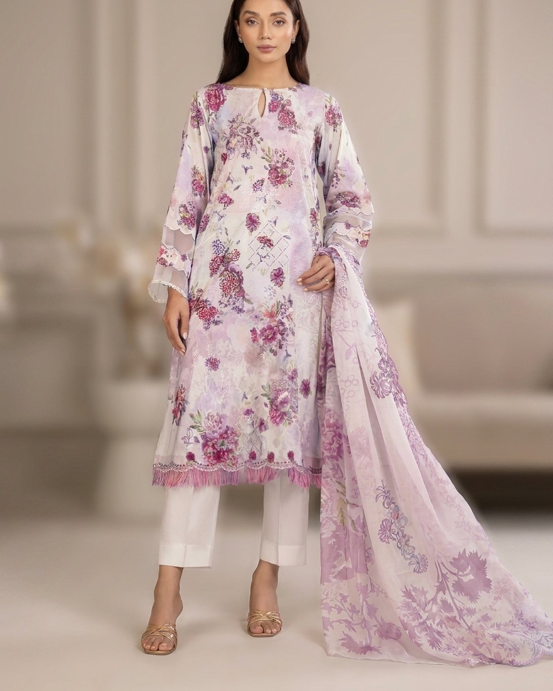 Gulljee Morja Design-09 · 3 Piece Unstitched Lawn