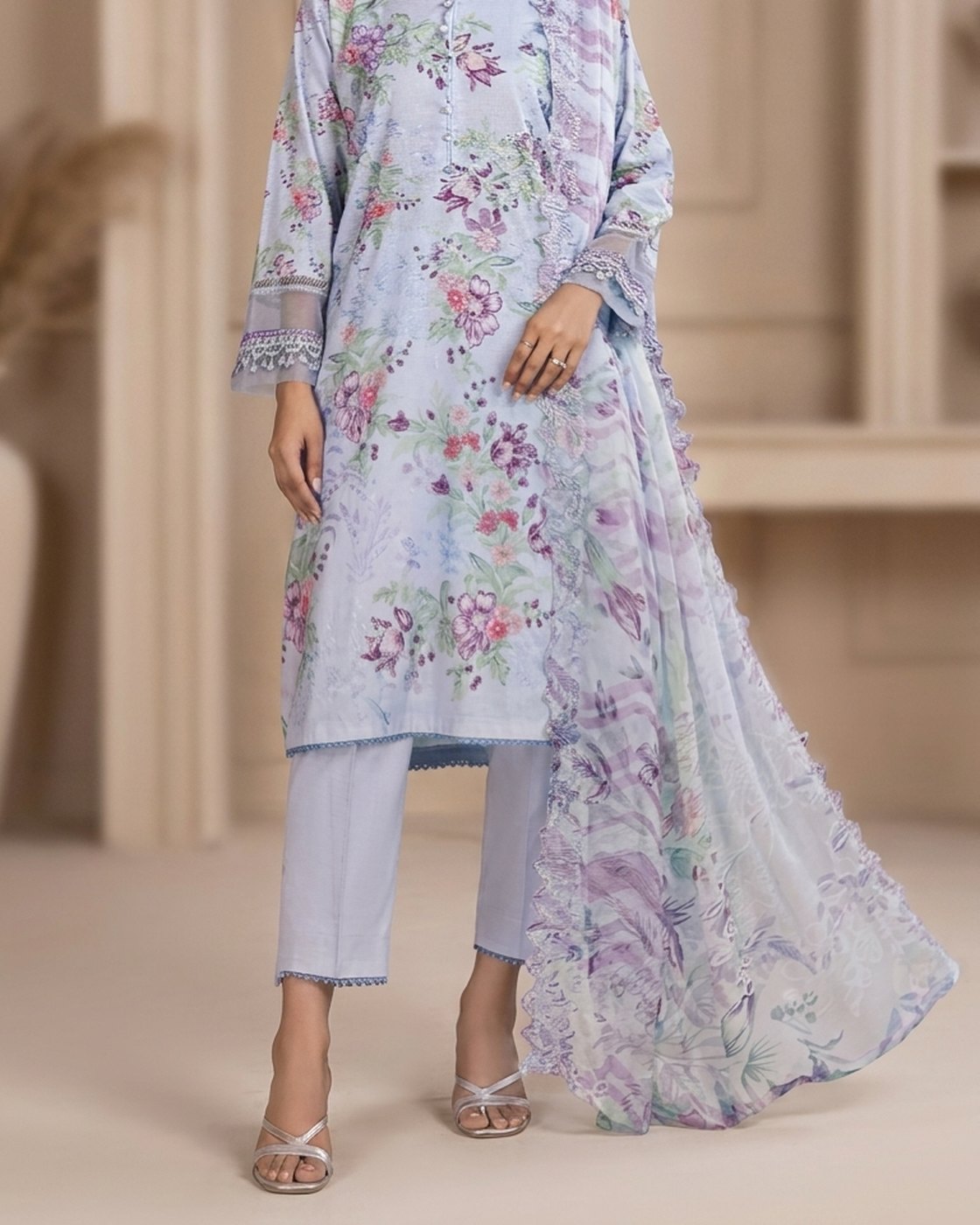 Gulljee Morja Design-08 · 3 Piece Unstitched Lawn