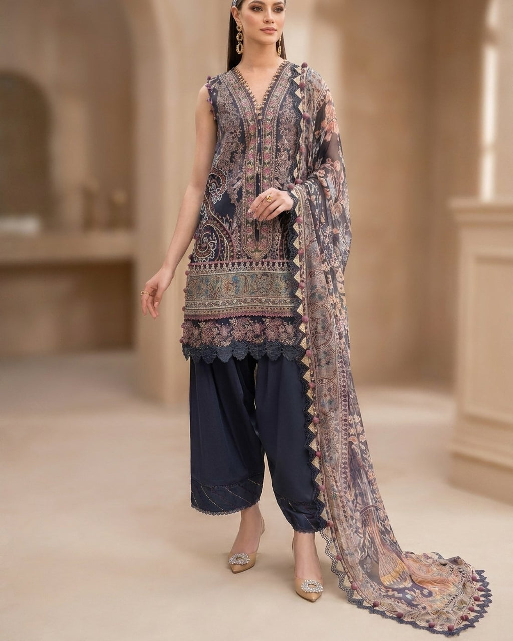JADE Summer Glory 20617 · 3 Piece Unstitched Lawn