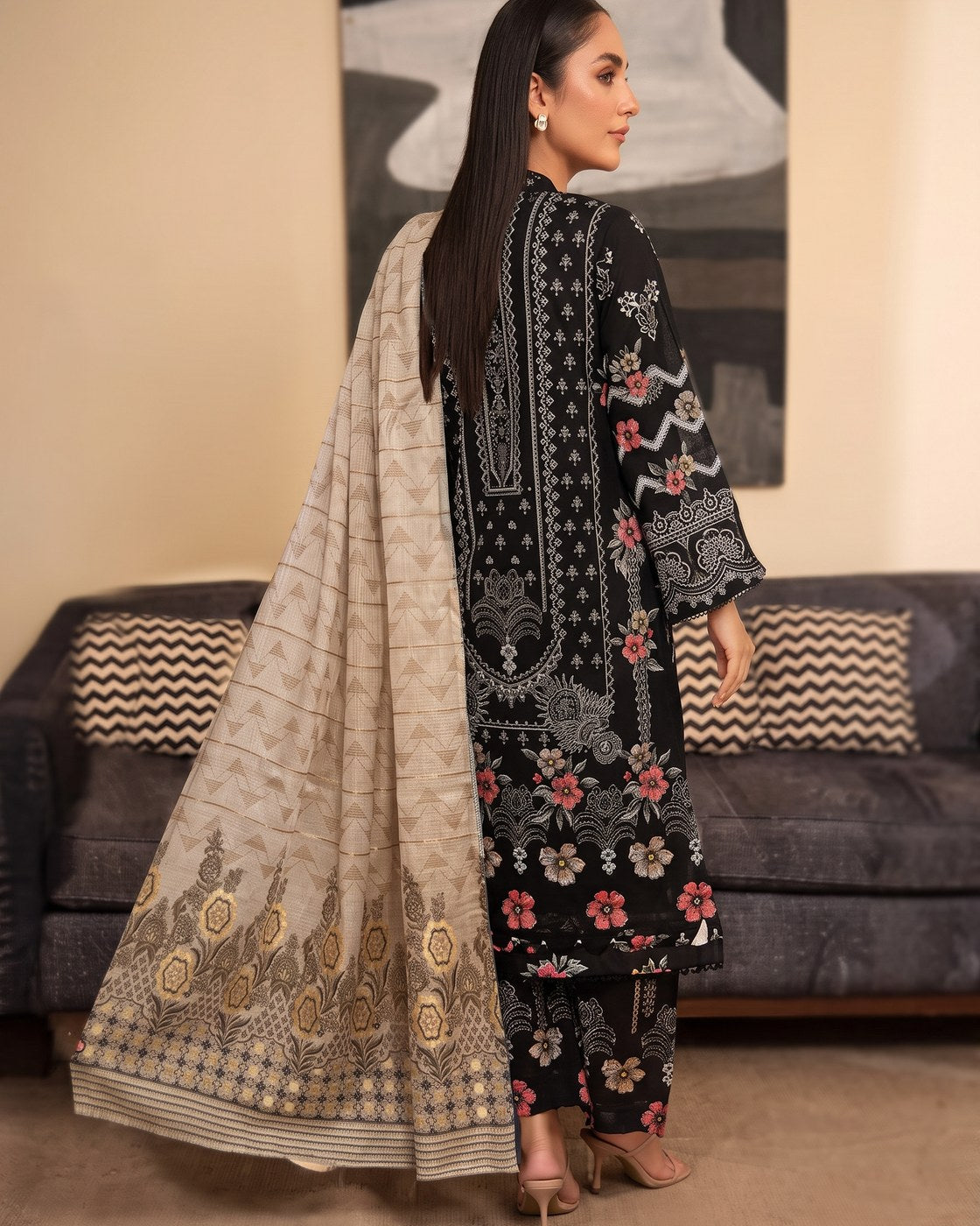 Johra Falcon JH-616 · 3 Piece Unstitched Lawn
