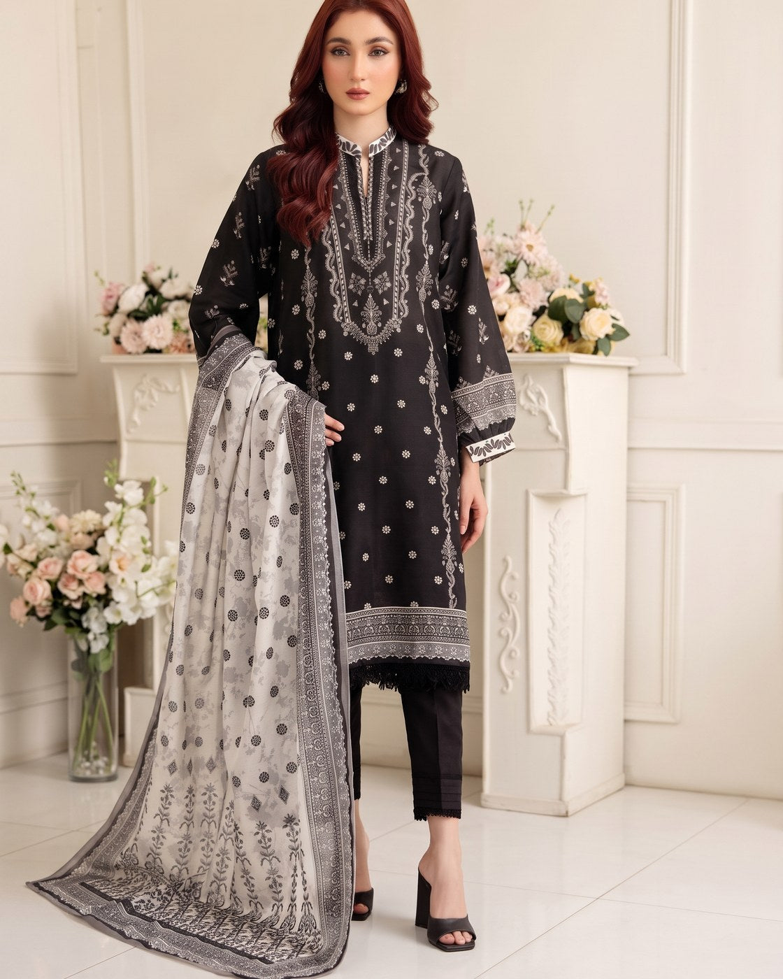 Johra Naifah JH-742 · 3 Piece Unstitched Lawn