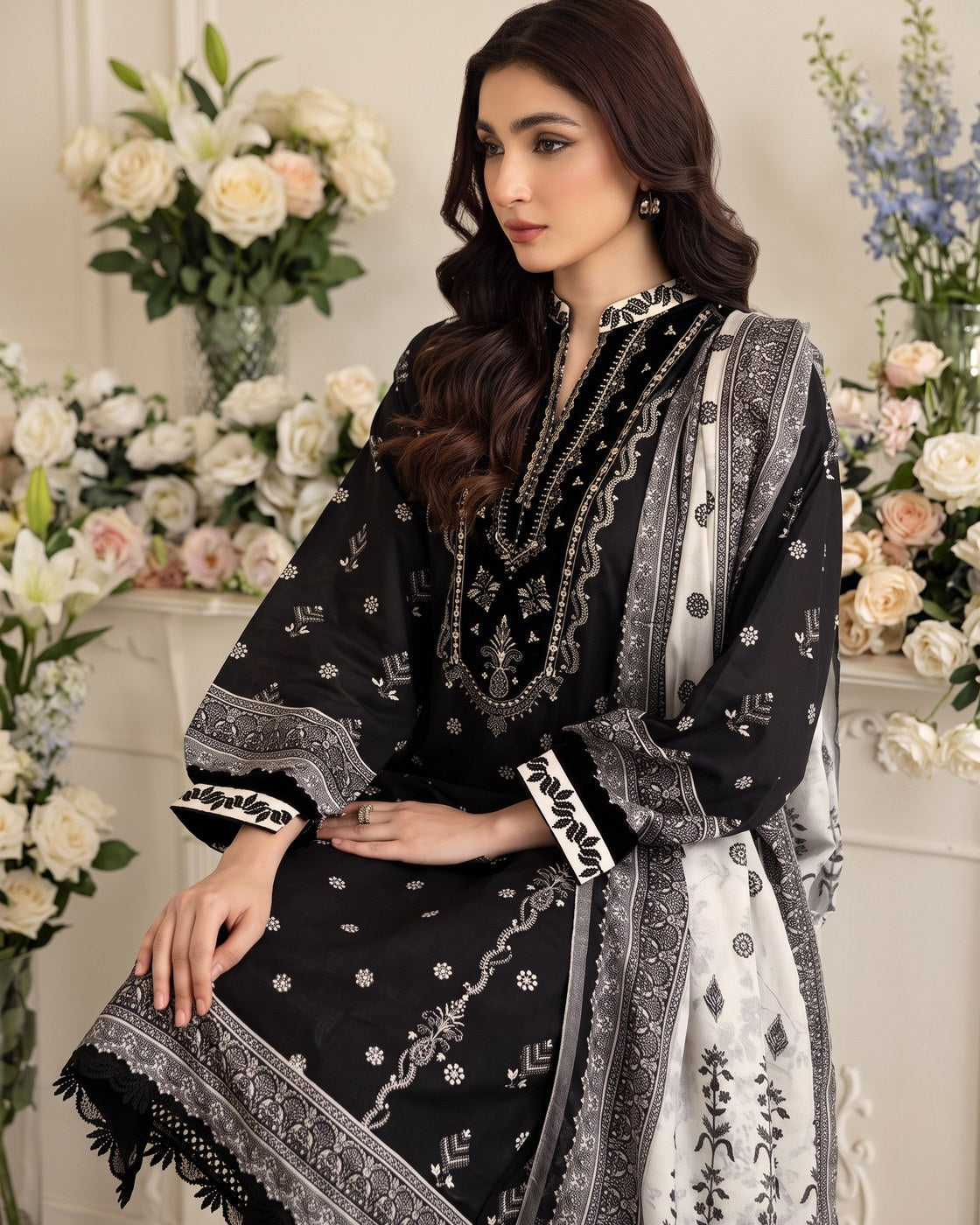 Johra Naifah JH-742 · 3 Piece Unstitched Lawn