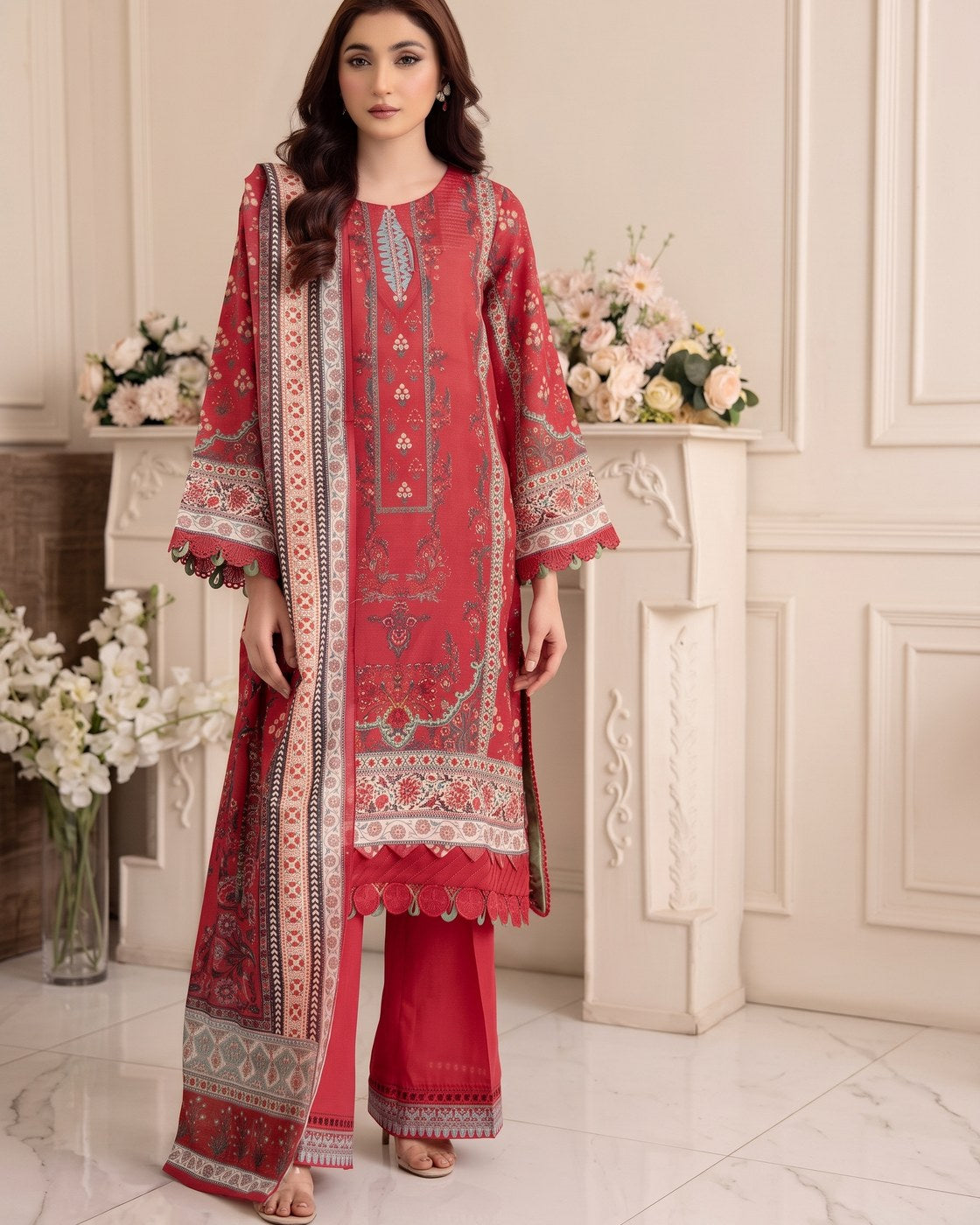 Johra Naifah JH-743 · 3 Piece Unstitched Lawn