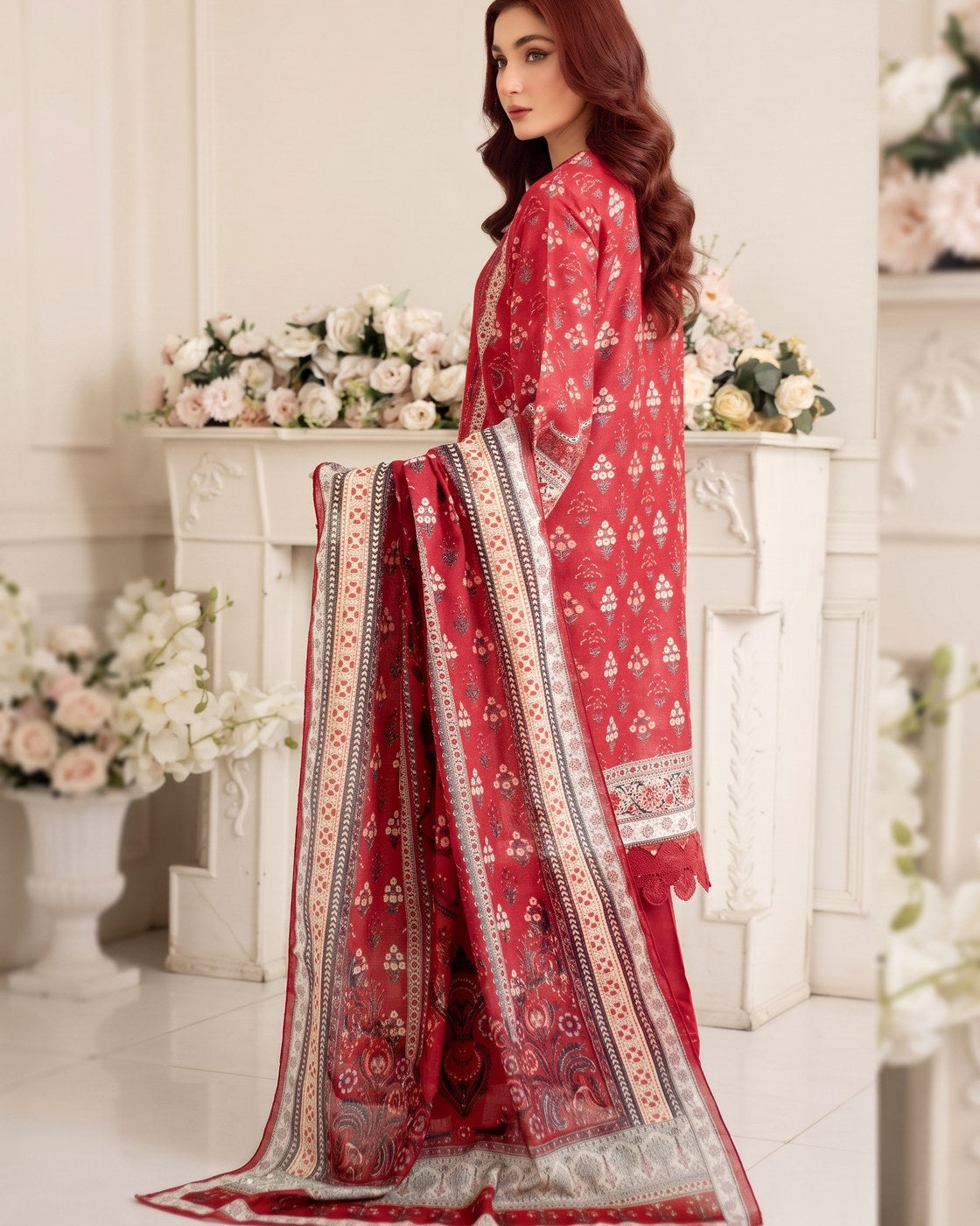 Johra Naifah JH-743 · 3 Piece Unstitched Lawn