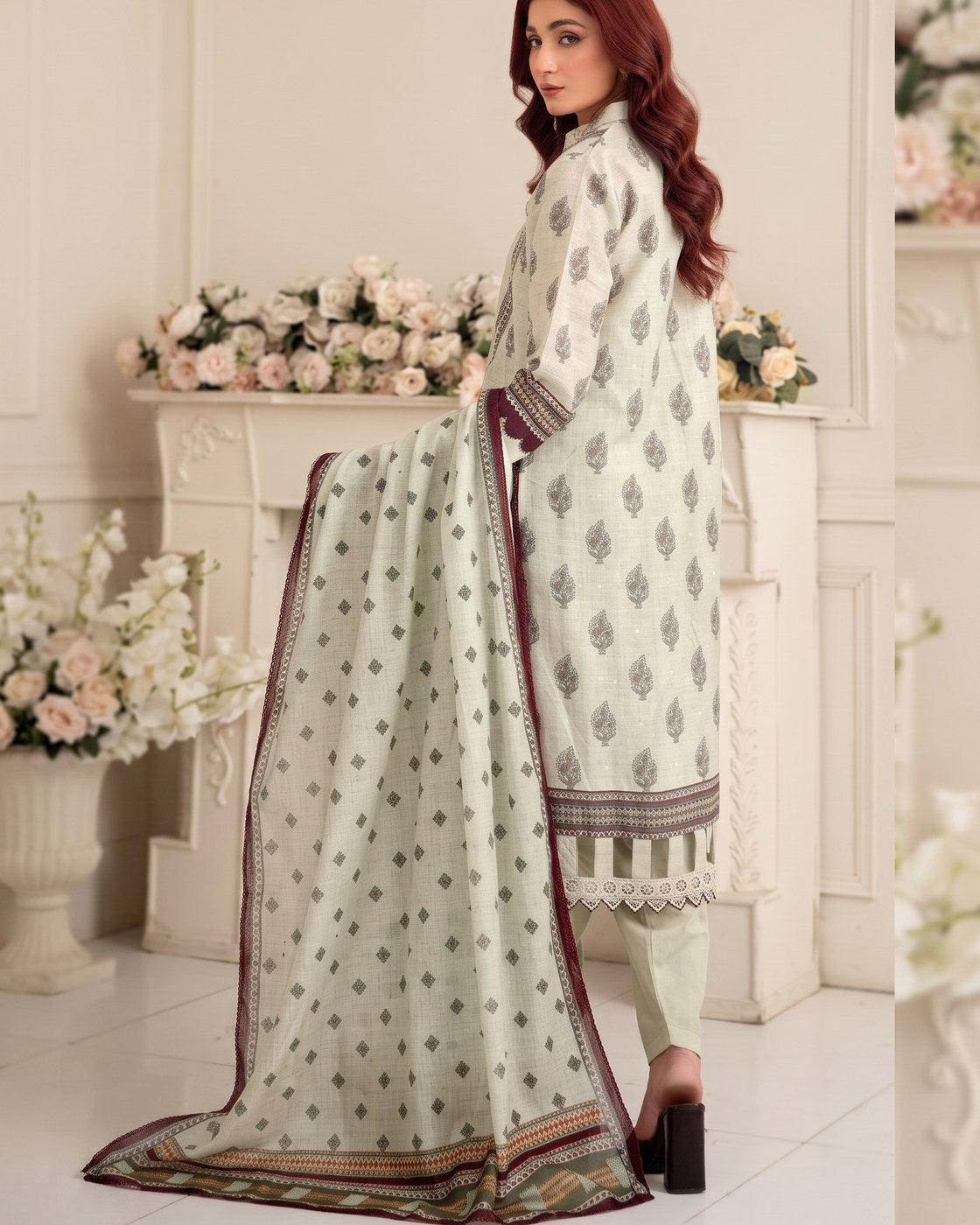 Johra Naifah JH-744 · 3 Piece Unstitched Lawn