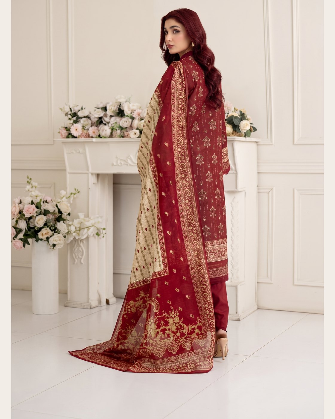 Johra Naifah JH-745 · 3 Piece Unstitched Lawn