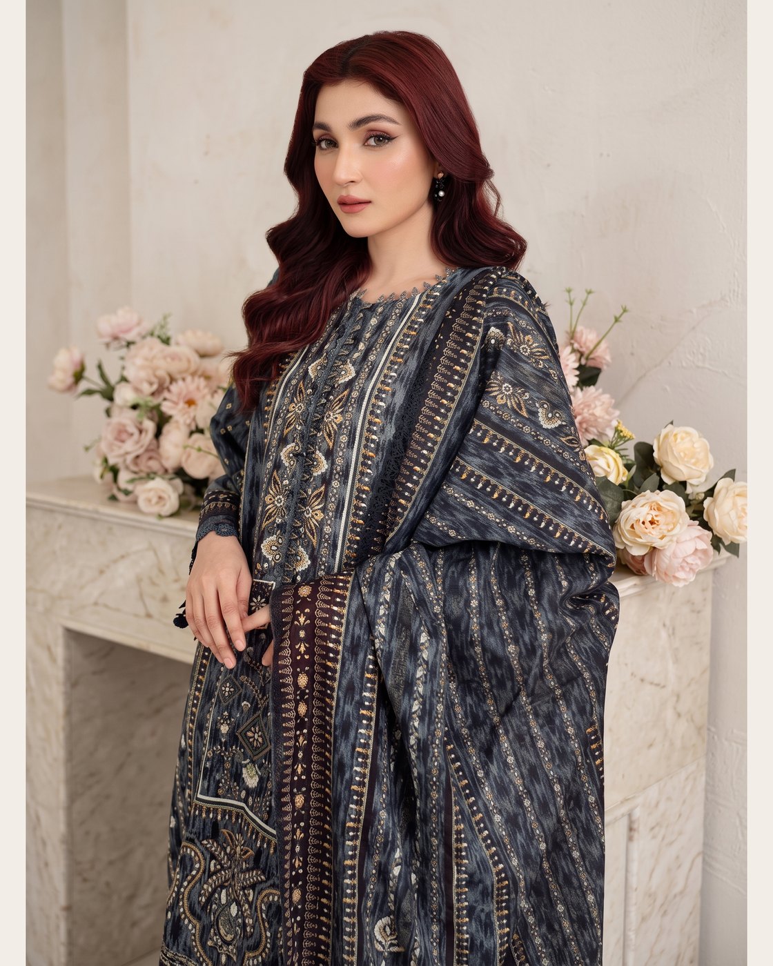 Johra Naifah JH-748 · 3 Piece Unstitched Lawn