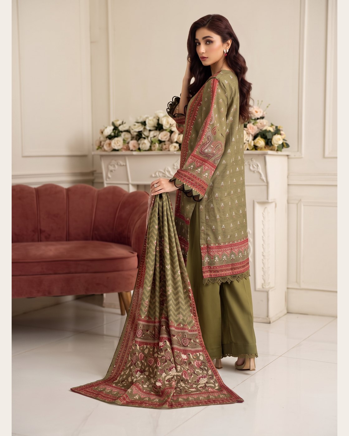 Johra Naifah JH-749 · 3 Piece Unstitched Lawn