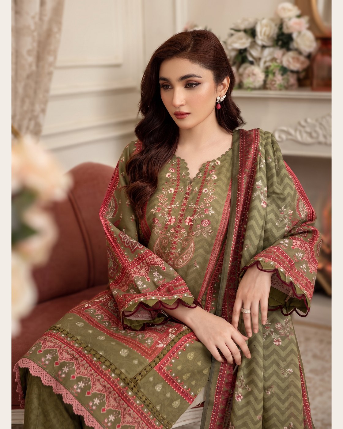 Johra Naifah JH-749 · 3 Piece Unstitched Lawn