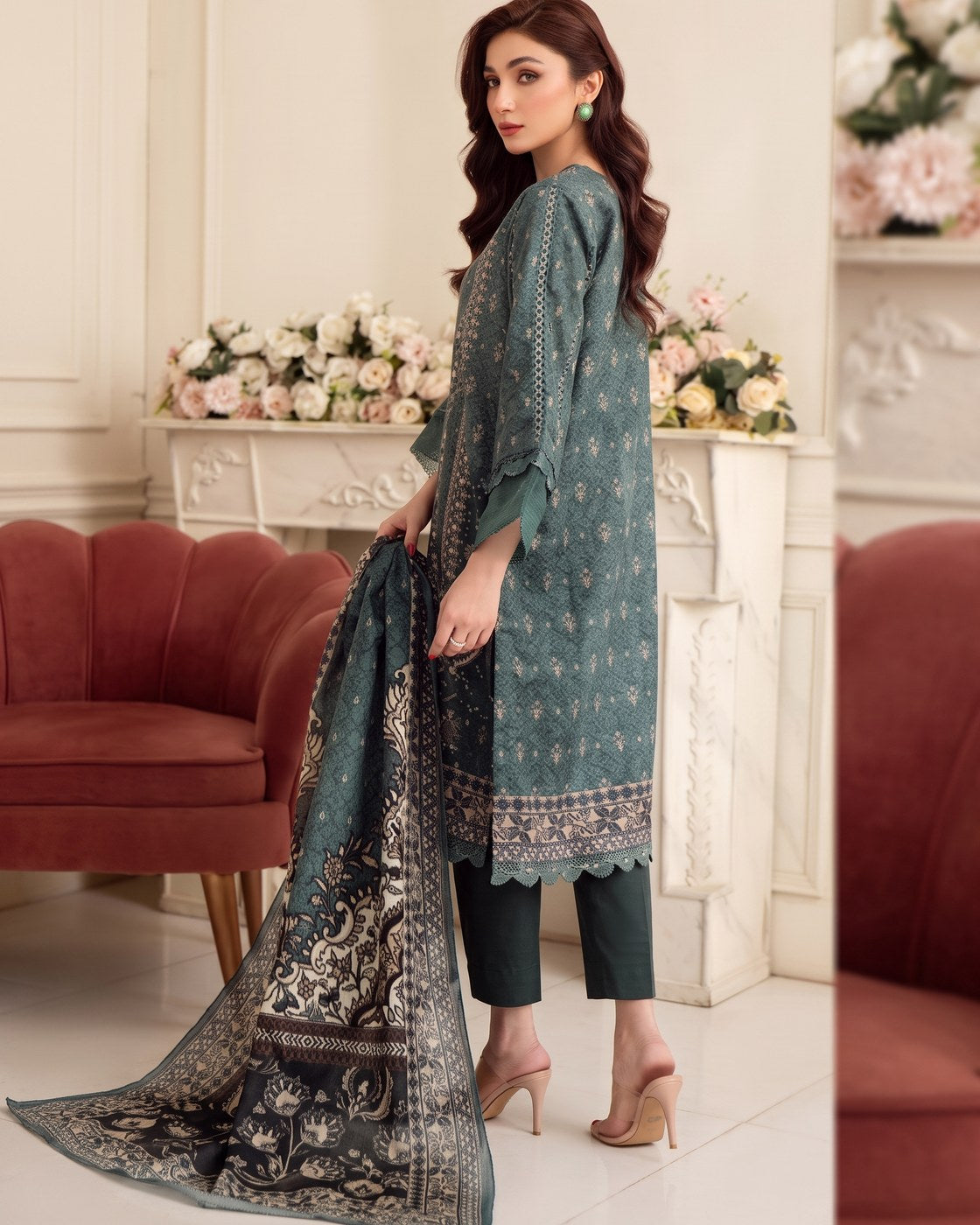 Johra Naifah JH-750 · 3 Piece Unstitched Lawn
